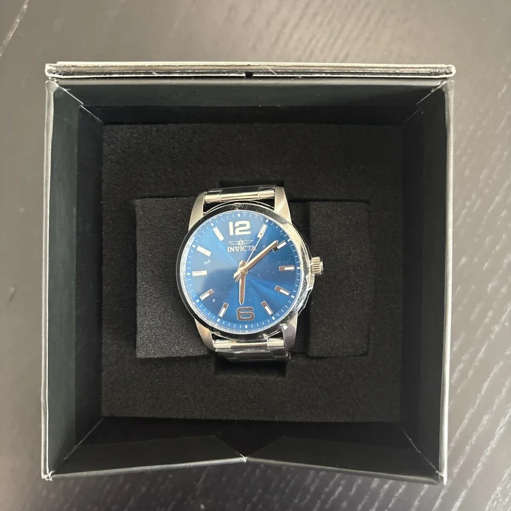 Invicta Celestial 48490 Stellar Mesh 43mm Blue Dial SS Mesh Bracelet Quartz